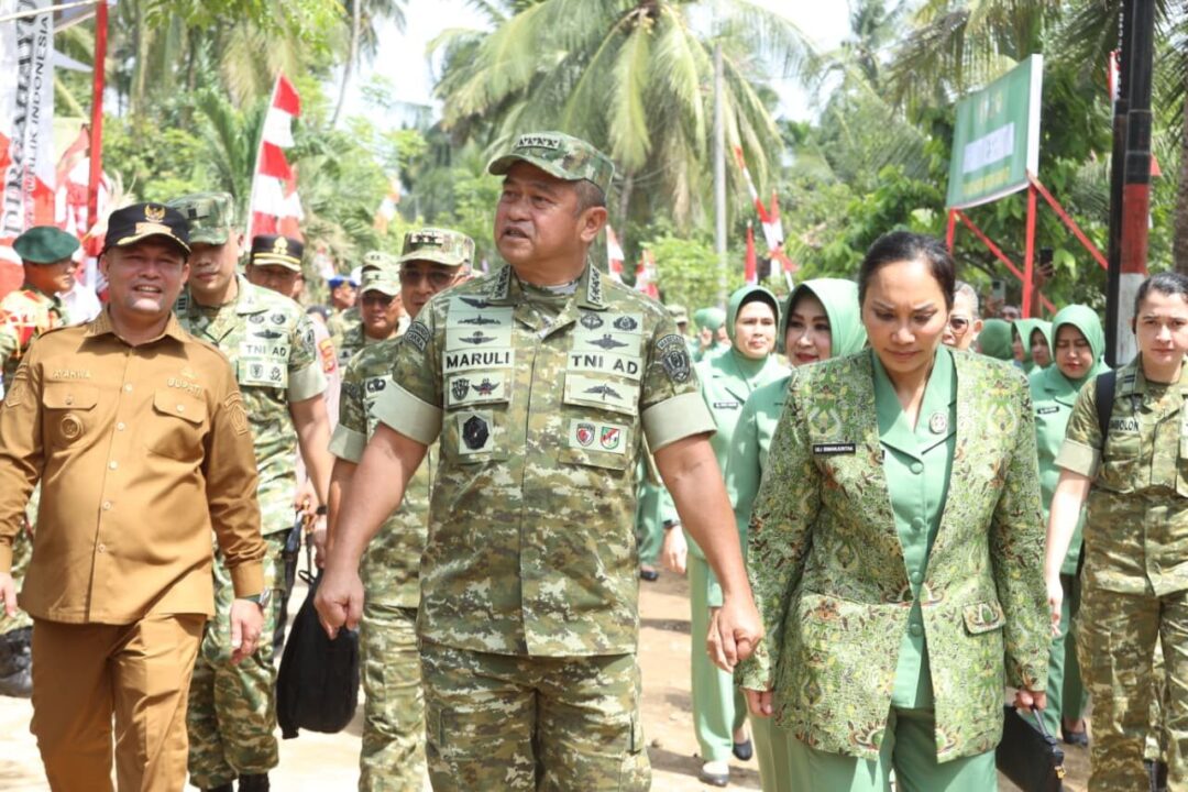 Kasad Resmikan Jembatan Garuda di Lhokseumawe Dan Launching 200 Titik Jembatan Garuda