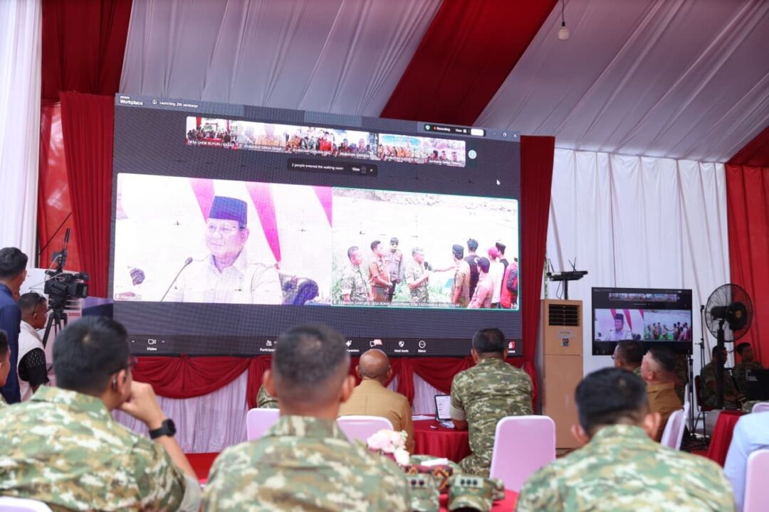 Resmikan 218 Jembatan, Presiden Prabowo: Prestasi Luar Biasa TNI dalam 2,5 Bulan