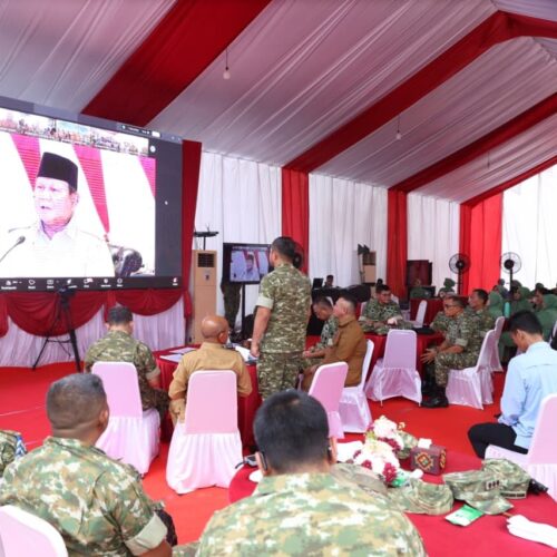 Resmikan 218 Jembatan, Presiden Prabowo: Prestasi Luar Biasa TNI dalam 2,5 Bulan