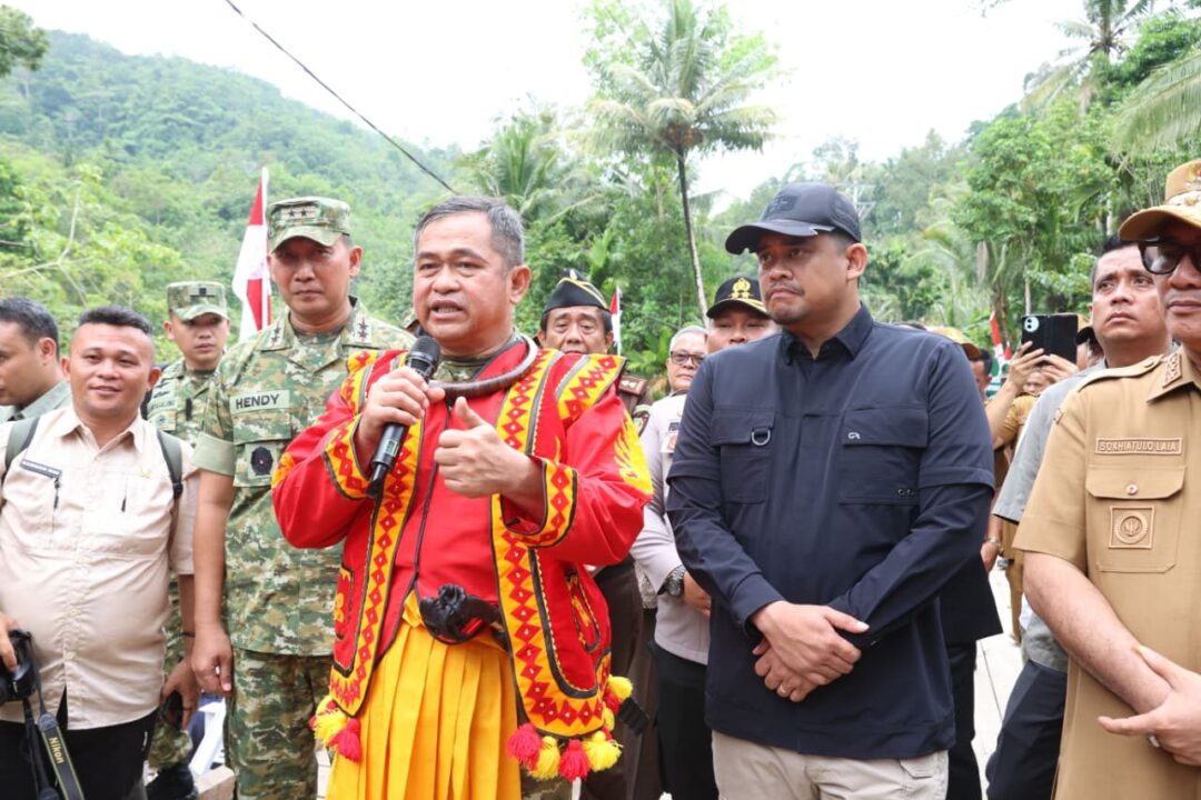 Resmikan Jembatan Bailey di Nias Selatan, Kasad: Setiap Hari Ada Jembatan yang Selesai Dibangun