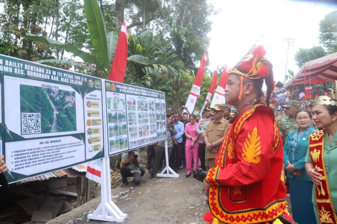 Resmikan Jembatan Bailey di Nias Selatan, Kasad: Setiap Hari Ada Jembatan yang Selesai Dibangun