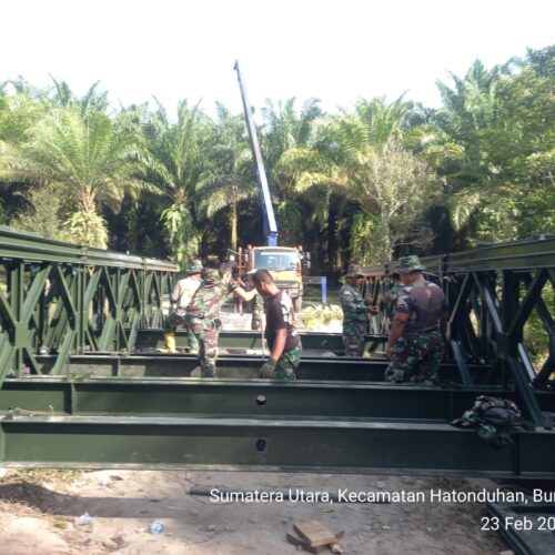 Jembatan Buntu Marihat Rampung, Akses dan Perekonomian Warga Kembali Lancar