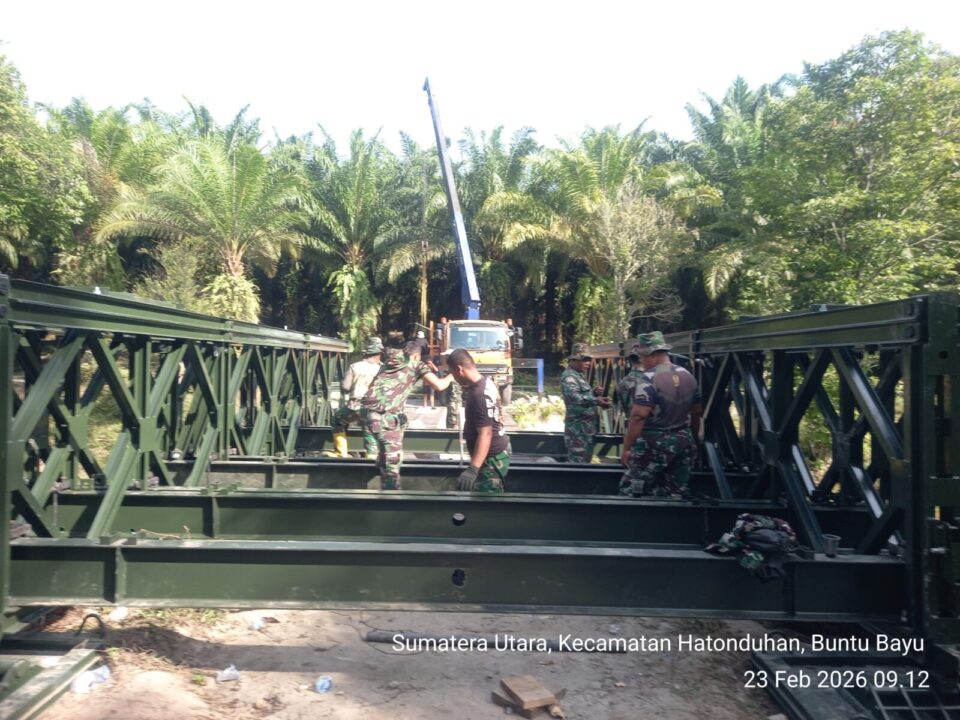 Jembatan Buntu Marihat Rampung, Akses dan Perekonomian Warga Kembali Lancar