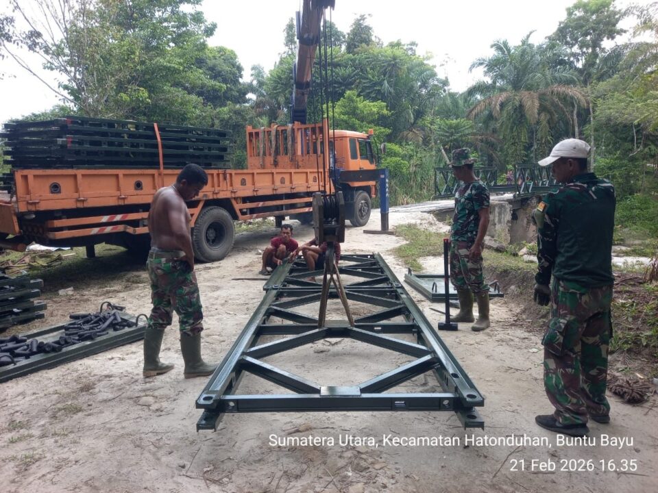 Jembatan Buntu Marihat Rampung, Akses dan Perekonomian Warga Kembali Lancar