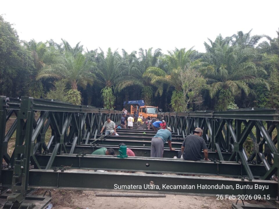Jembatan Buntu Marihat Rampung, Akses dan Perekonomian Warga Kembali Lancar