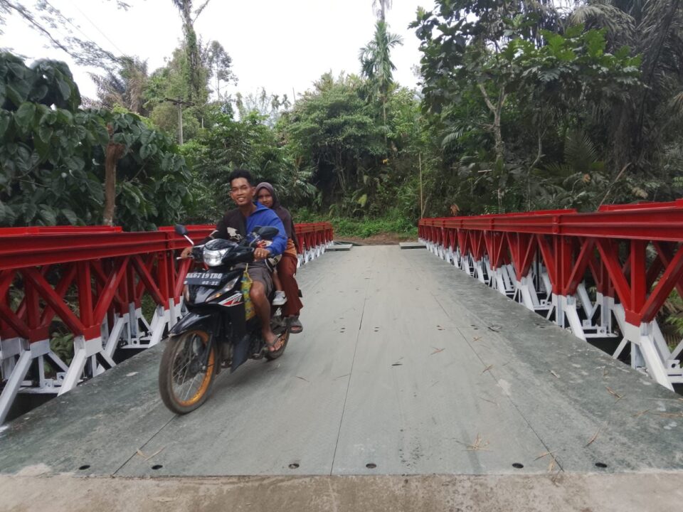 Jembatan Dolok Maraja Rampung, Aktivitas dan Mobilitas Warga Pulih