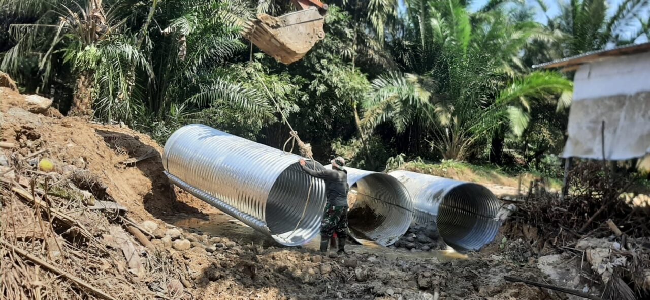 Jembatan Armco Wampu Rampung, Akses dan Aktivitas Warga Kembali Lancar