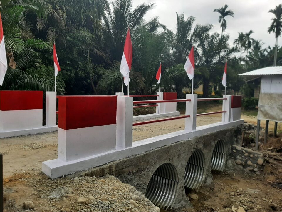 Jembatan Armco Wampu Rampung, Akses dan Aktivitas Warga Kembali Lancar