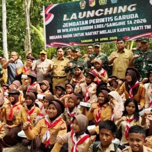 Dari Terisolasi ke Terhubung, Pangdam Mirza Resmikan Jembatan Penggerak Ekonomi Sangihe