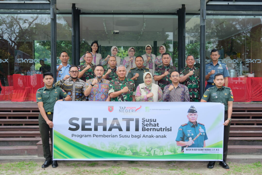 Sinergi TNI dan TAP untuk Negeri Dalam Mendukung Pembangunan SDM Unggul Melalui Penguatan Gizi Anak