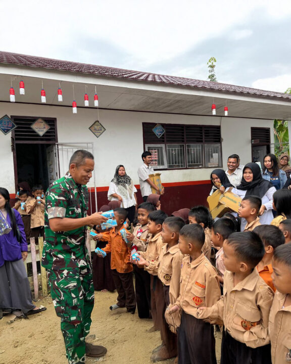 Sinergi TNI dan TAP untuk Negeri Dalam Mendukung Pembangunan SDM Unggul Melalui Penguatan Gizi Anak