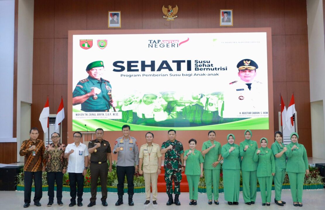 Sinergi TNI dan TAP untuk Negeri Dalam Mendukung Pembangunan SDM Unggul Melalui Penguatan Gizi Anak