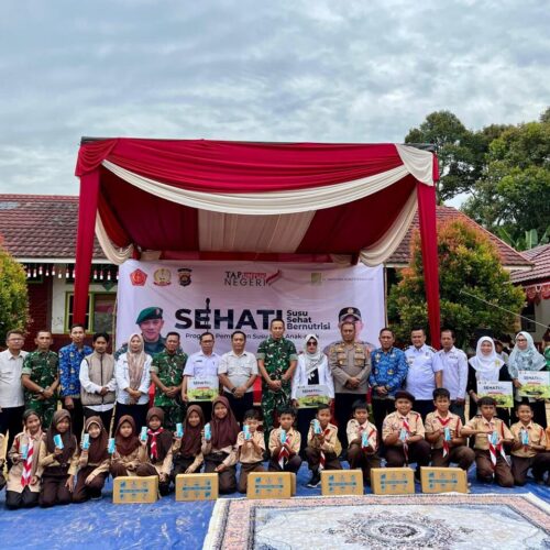 Sinergi TNI dan TAP untuk Negeri Dalam Mendukung Pembangunan SDM Unggul Melalui Penguatan Gizi Anak
