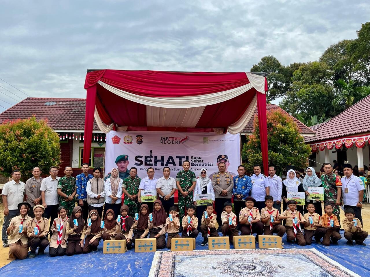 Sinergi TNI dan TAP untuk Negeri Dalam Mendukung Pembangunan SDM Unggul Melalui Penguatan Gizi Anak