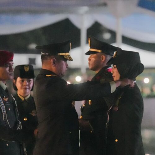 Dibawah Guyuran Hujan, Kasad Lantik 1.202 Perwira Remaja Diktukpa TNI AD Gelombang I TA 2026