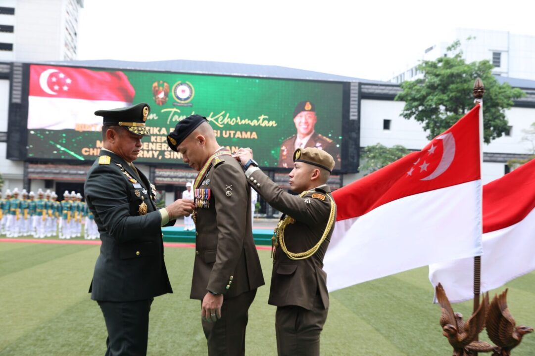 Perkuat Stabilitas Kawasan, Kasad Terima Kunjungan Kasad Singapura