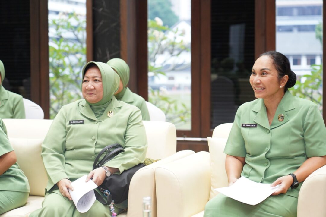 Jelang HUT ke-80 Persit KCK, Kasad Terima Ketum Persit dan Para Kader Berprestasi
