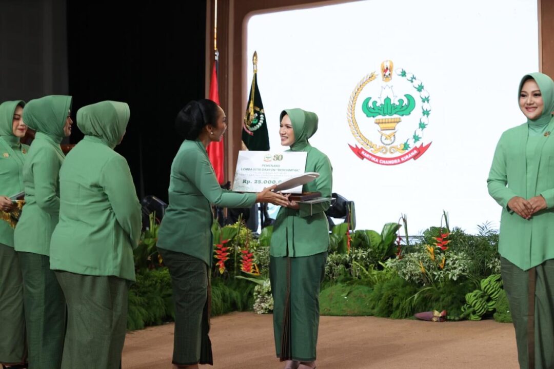 Peringati Usia ke 80, Persit Kartika Chandra Kirana Mantapkan Pengabdian Dalam Berkarya