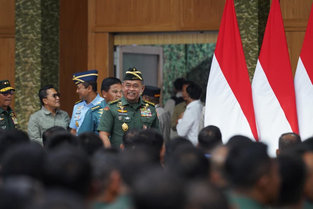 Kasad Hadiri Taklimat Presiden RI kepada 1.095 Pasis TNI-Polri di Seskoad