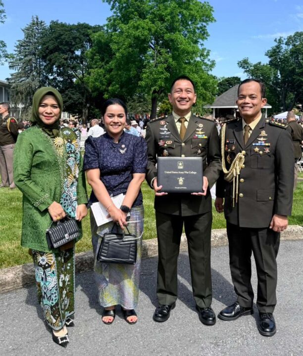 Harumkan Nama Bangsa, Kolonel Cpn Jimmy Sirait Raih Gelar Master di U.S. Army War College