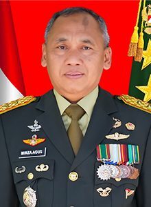 Mayjen TNI Mirza Agus, S.I.P. Pejabat Kotama