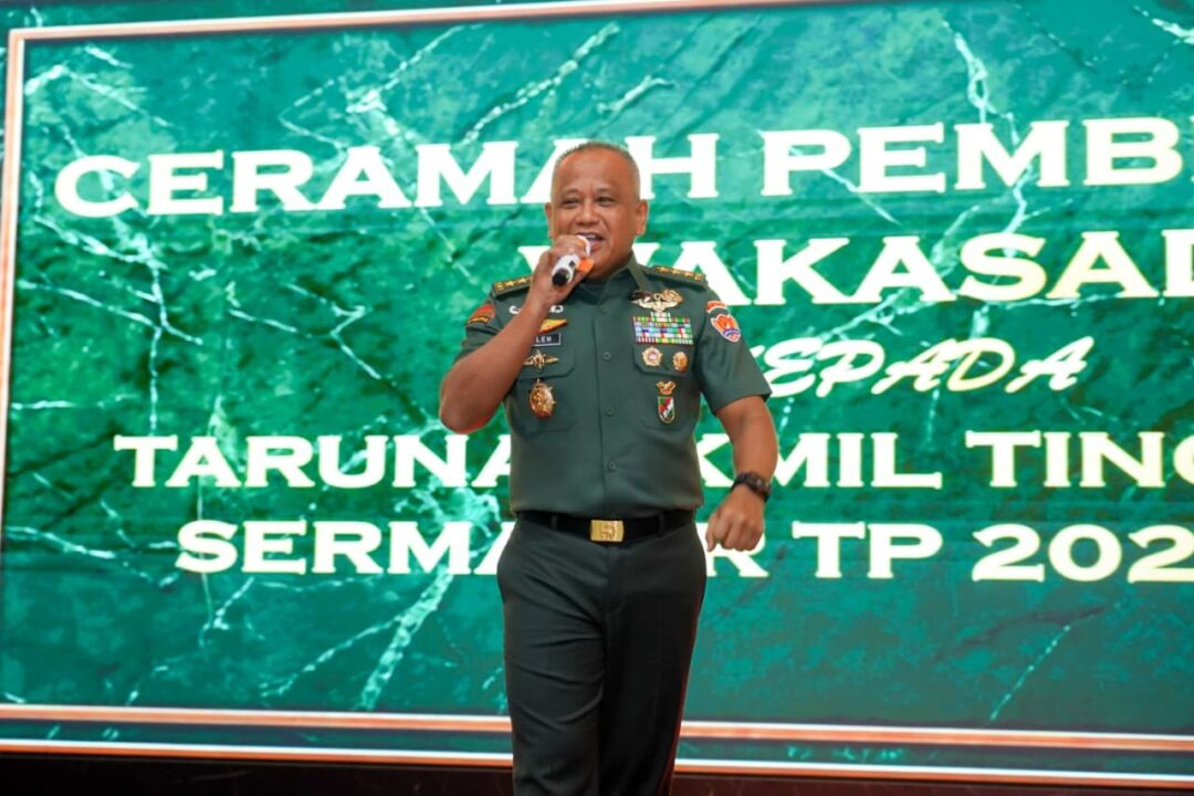 Bekali Taruna Akmil, Wakasad Tekankan Integritas dan Kepemimpinan Calon Perwira