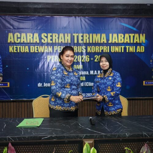 Sertijab Ketua Korpri Unit TNI AD, Aspers Kasad Tekankan Profesionalisme dan Netralitas ASN