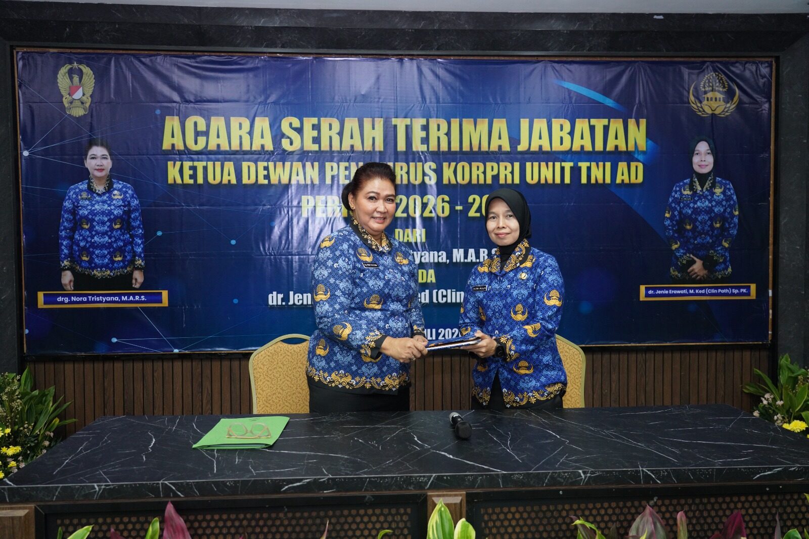 Sertijab Ketua Korpri Unit TNI AD, Aspers Kasad Tekankan Profesionalisme dan Netralitas ASN