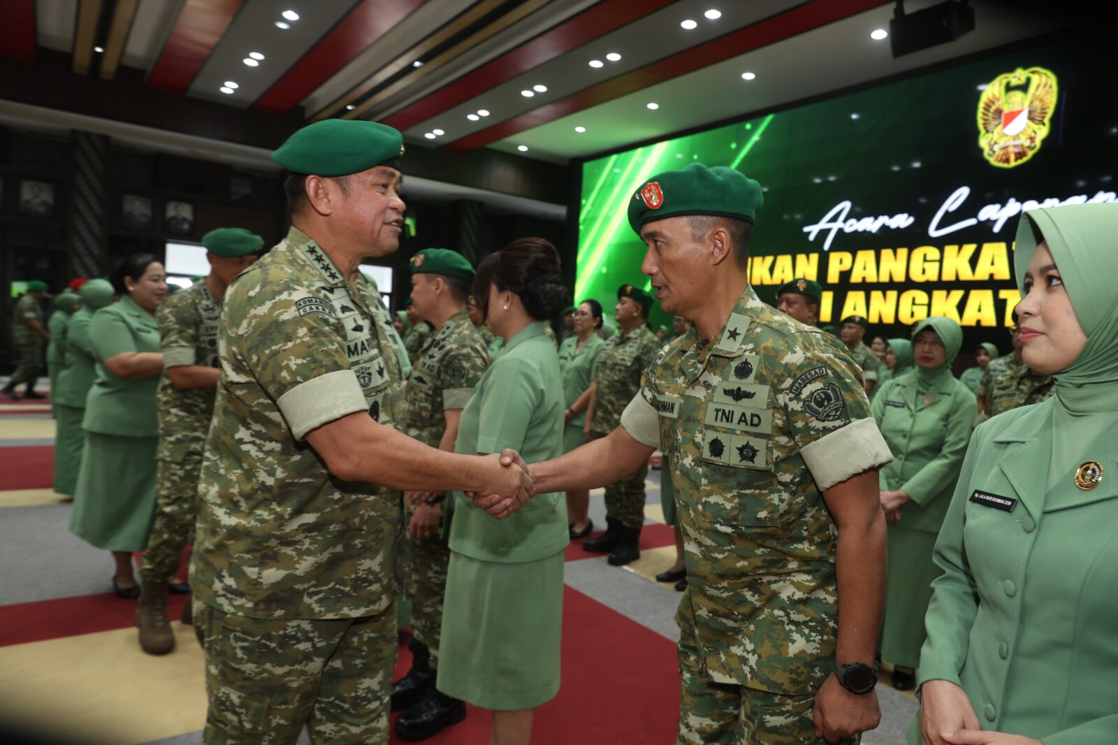 Pimpin Laporan Korps 45 Pati TNI AD, Kasad Tekankan Amanah Kepemimpinan