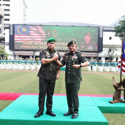 Perkuat Kemitraan Strategis, Kasad Terima Kunjungan Panglima Tentera Darat Malaysia