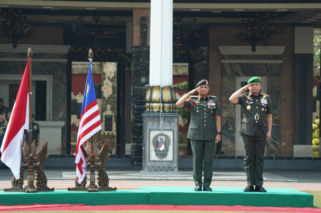 Perkuat Kemitraan Strategis, Kasad Terima Kunjungan Panglima Tentera Darat Malaysia