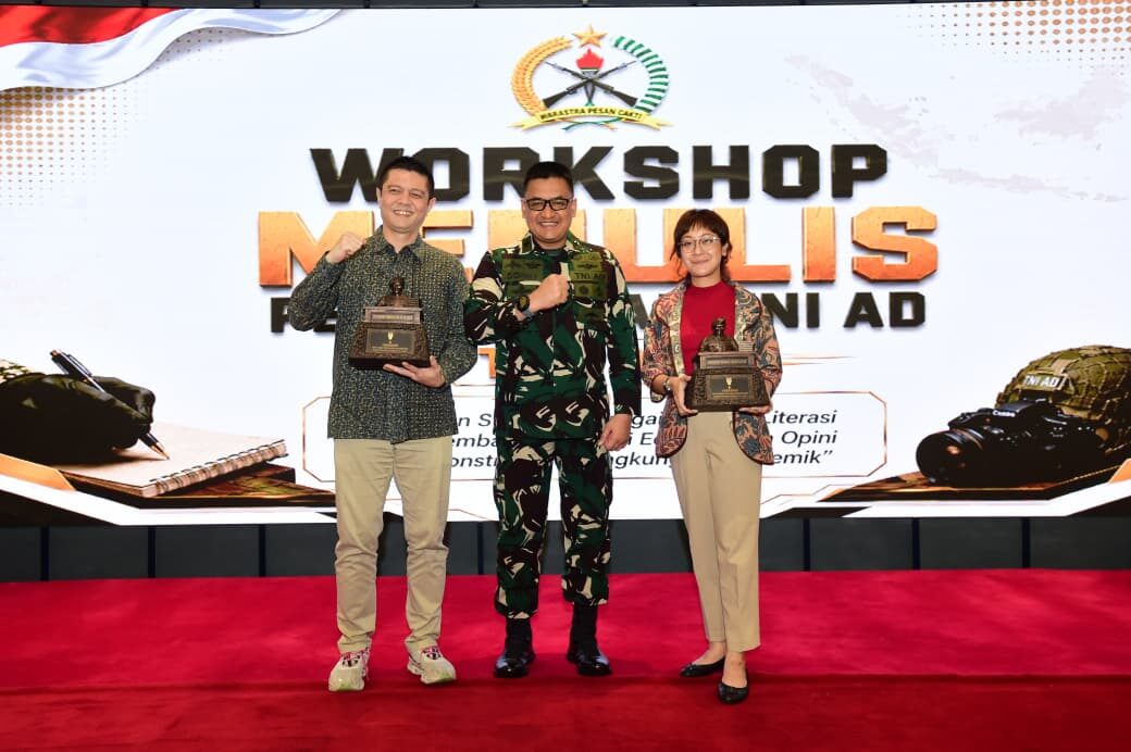 Kemampuan Menulis di Era Digital, Kadispenad: Ala Bisa Karena Biasa