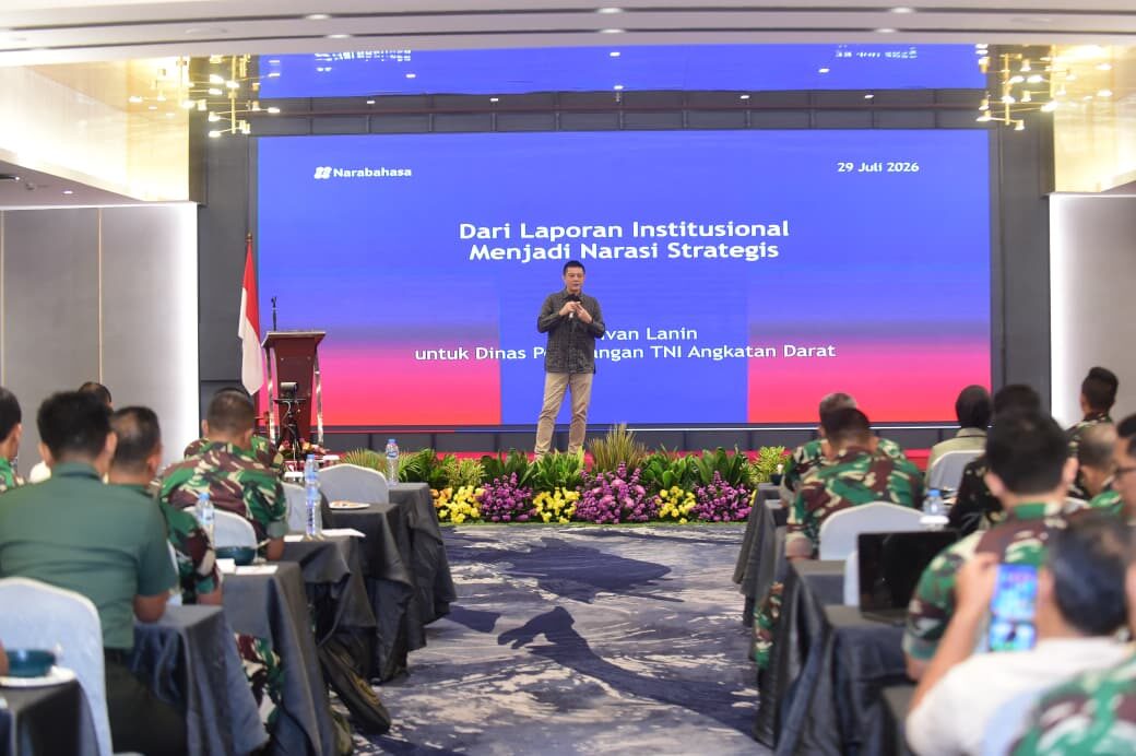 Kemampuan Menulis di Era Digital, Kadispenad: Ala Bisa Karena Biasa