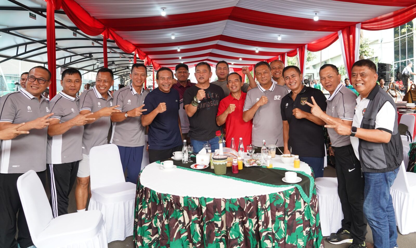 Hadiri Olahraga Bersama Abituren Akmil 1992–1996, Kasad Tekankan Dukung Program Pemerintah