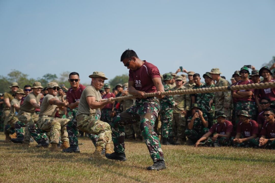 Rayakan HUT ke-81 RI, TNI AD dan US Army Adu Seru di Culture Day