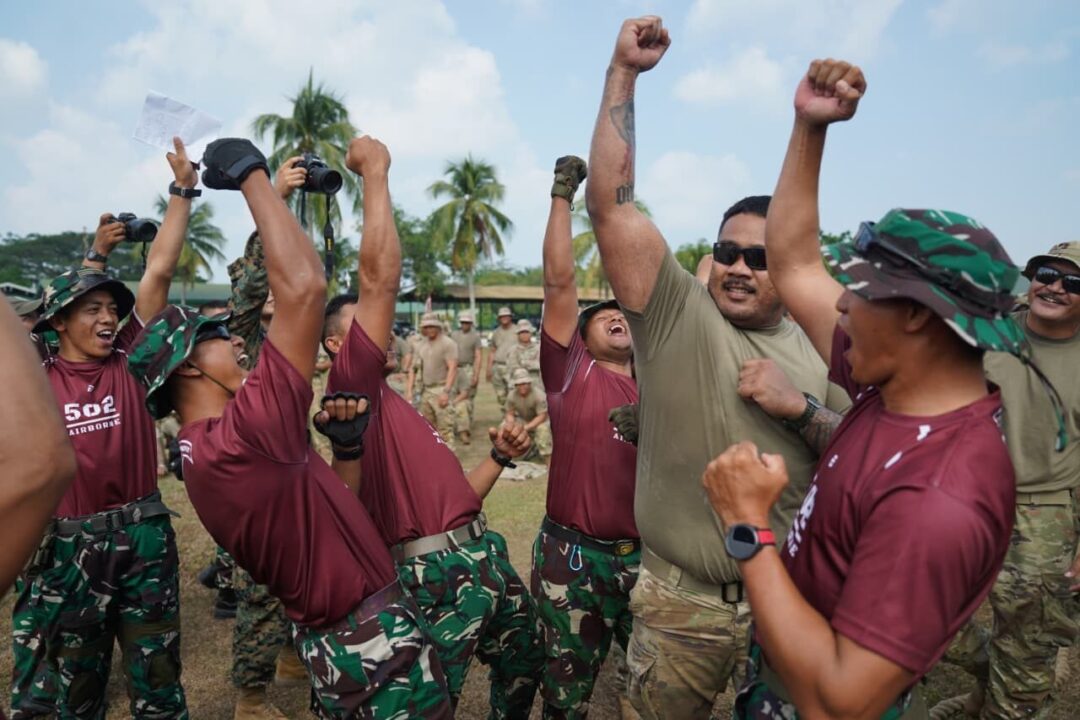Rayakan HUT ke-81 RI, TNI AD dan US Army Adu Seru di Culture Day