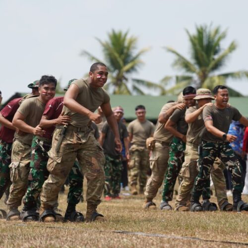 Rayakan HUT ke-81 RI, TNI AD dan US Army Adu Seru di Culture Day