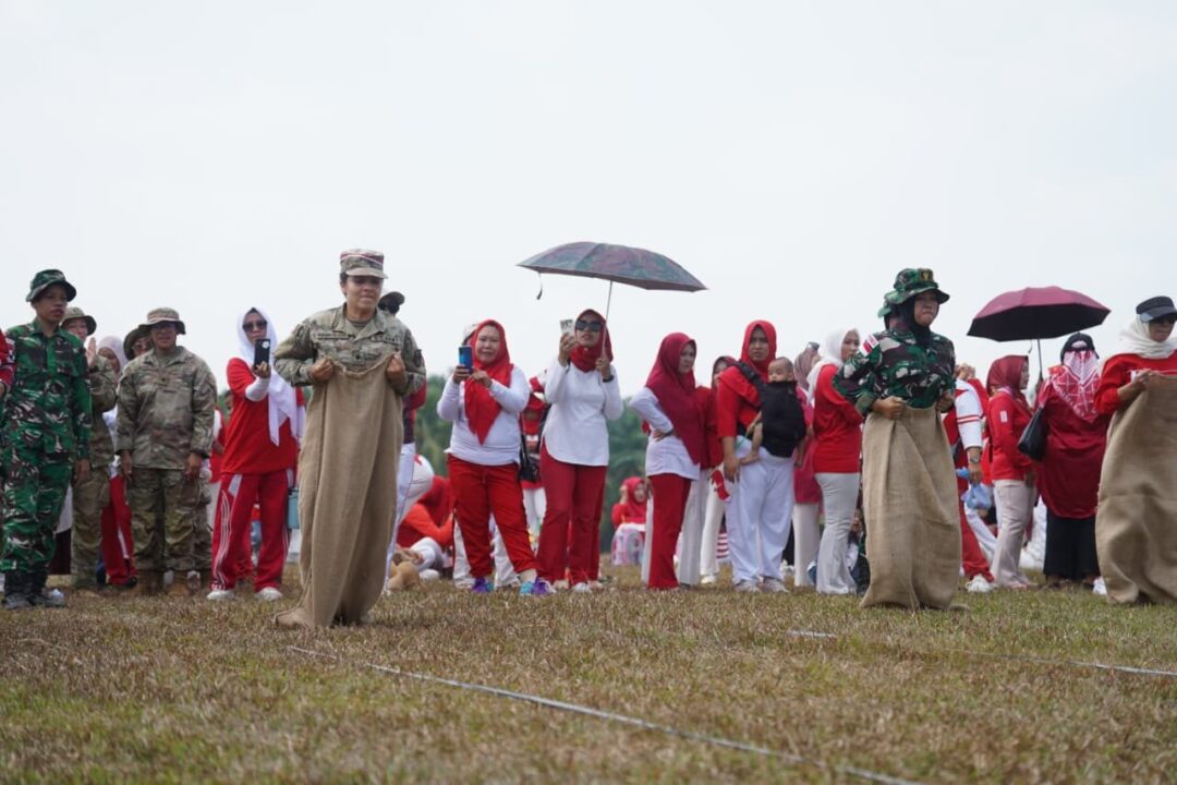 Rayakan HUT ke-81 RI, TNI AD dan US Army Adu Seru di Culture Day