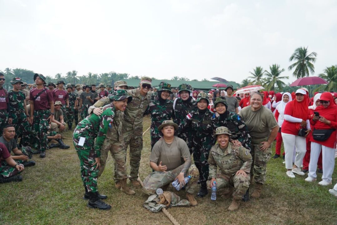 Rayakan HUT ke-81 RI, TNI AD dan US Army Adu Seru di Culture Day