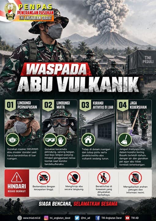 Waspada Abu Vulkanik