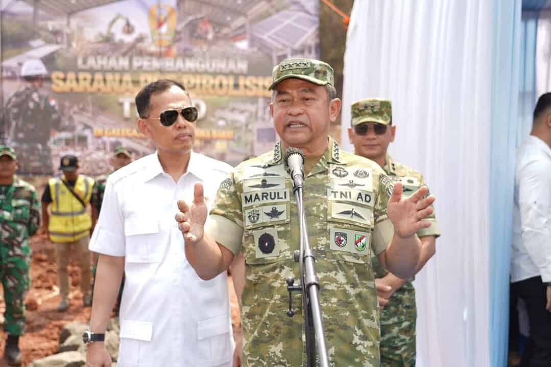 Timbunan Sampah Disulap Jadi Solar, Kasad: Target Kita Setahun Rampung