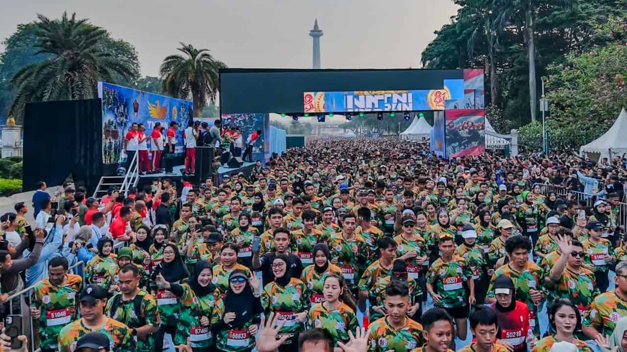 Ramaikan TNI Run 2026, Kasad Berbaur Bersama 12 Ribu Peserta