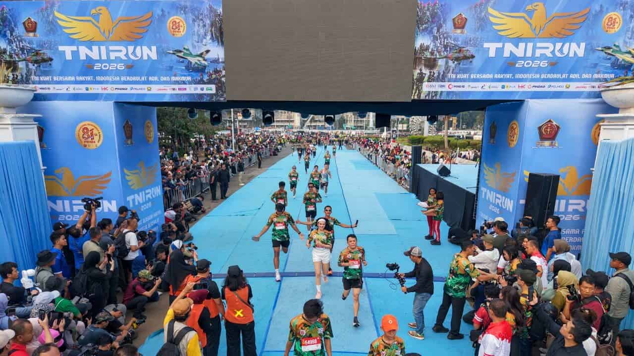Ramaikan TNI Run 2026, Kasad Berbaur Bersama 12 Ribu Peserta
